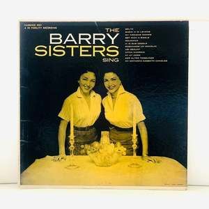 LP The Barry Sisters Sing... Vinyl Record